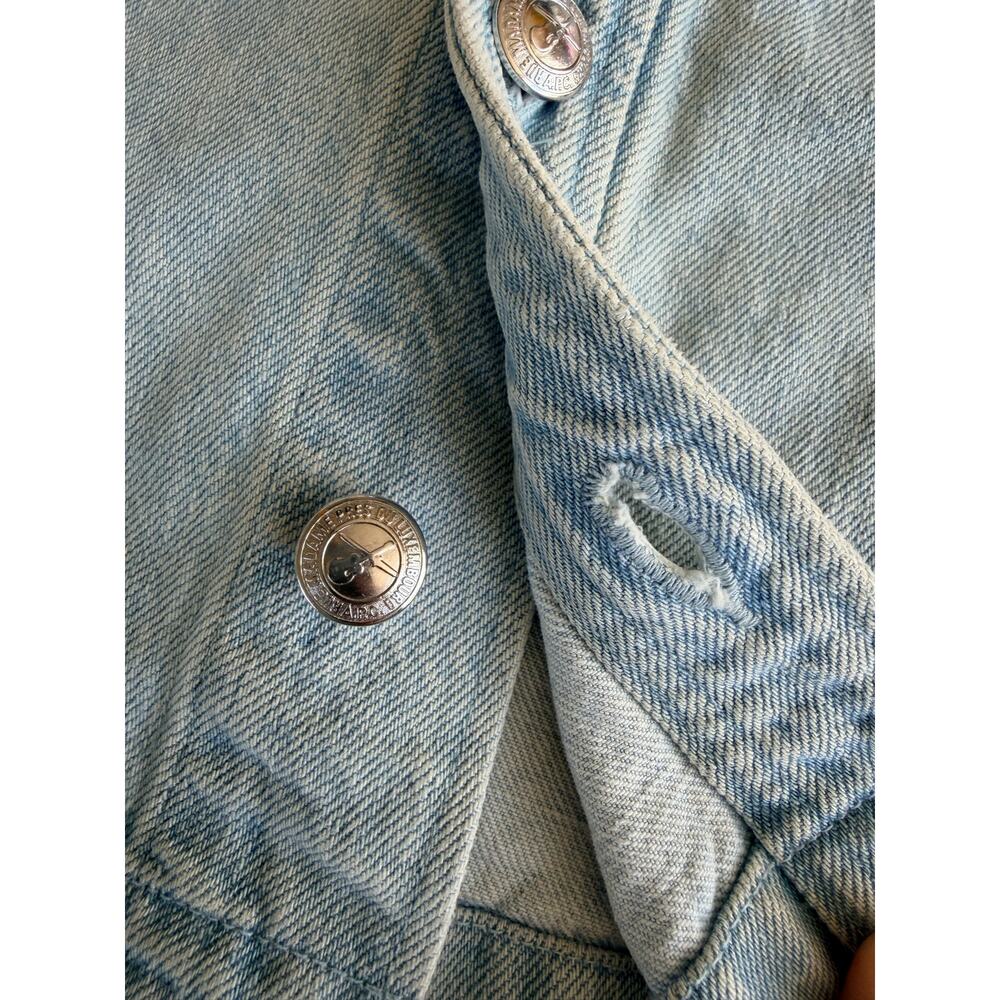 A.P.C. Paris Denim Button-Front Skirt - Picture 7 of 14